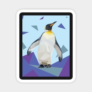 Blue Geo-Penguin Magnet