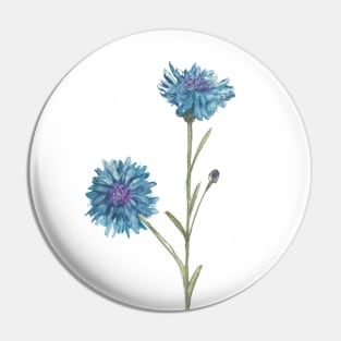 Cornflower Pin