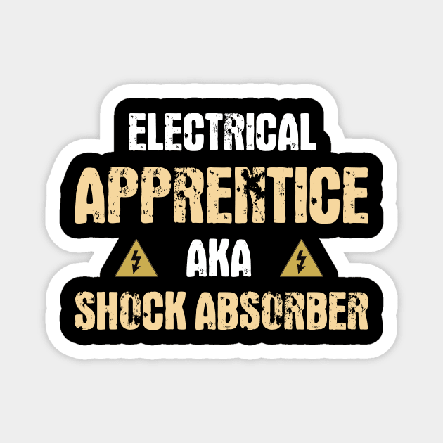 Electrician Apprenticeship Graduation Gift Idea Magnet by MGO Design