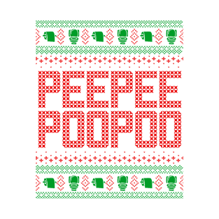 Peepeepoopoo Tacky Ugly Christmas Sweater T-Shirt