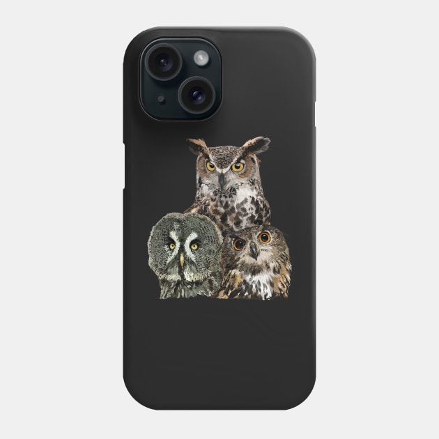 Owls Phone Case by obscurite