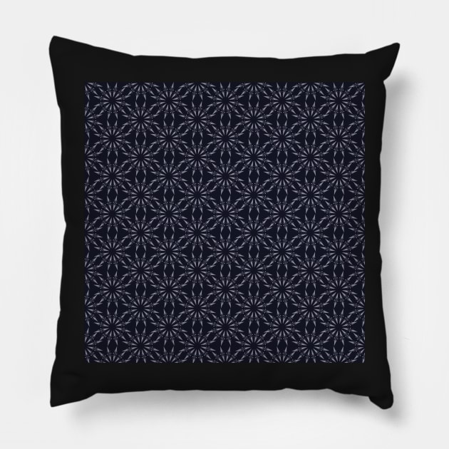 Snowflake Pattern Pillow by kelnan