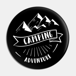 Camping Adventure I Travel Camper Outdoor Lifestyle Pin