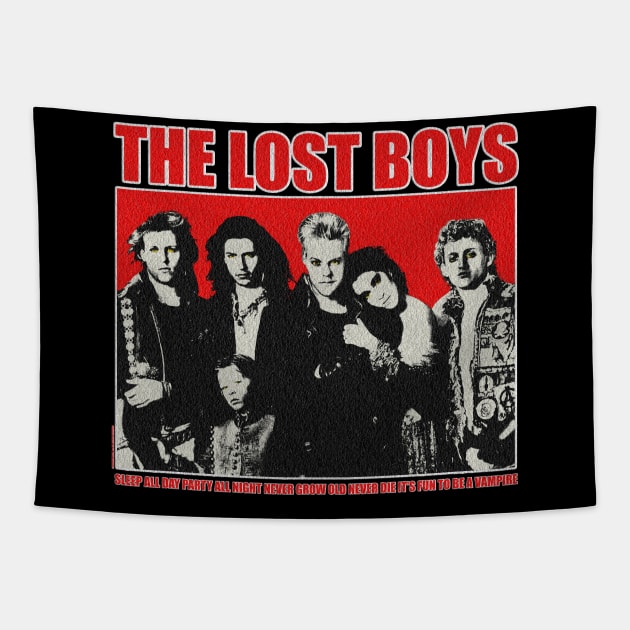 the lost boys grunge Tapestry by Genetics art