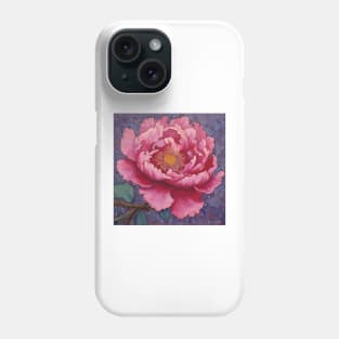 Pink Peony Single Bloom Phone Case