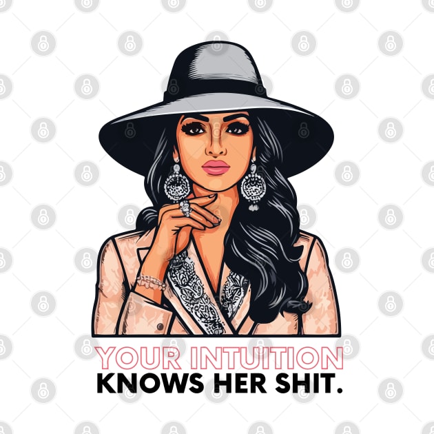your intuition knows her shit by whatyouareisbeautiful