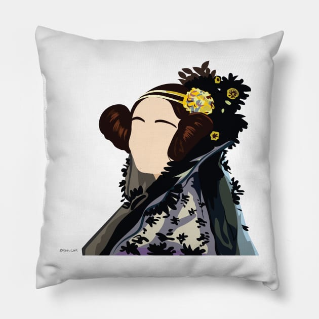 Ada Lovelace Pillow by itsaulart