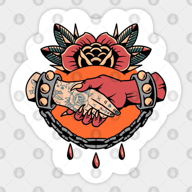 deal with the devil tattoo - Tattoo - Sticker | TeePublic deal with the devil tattoo - Tattoo - Sticker | TeePublic