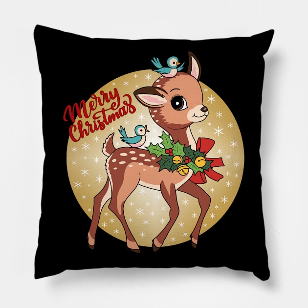 Little Reindeer Pillow by valentinahramov