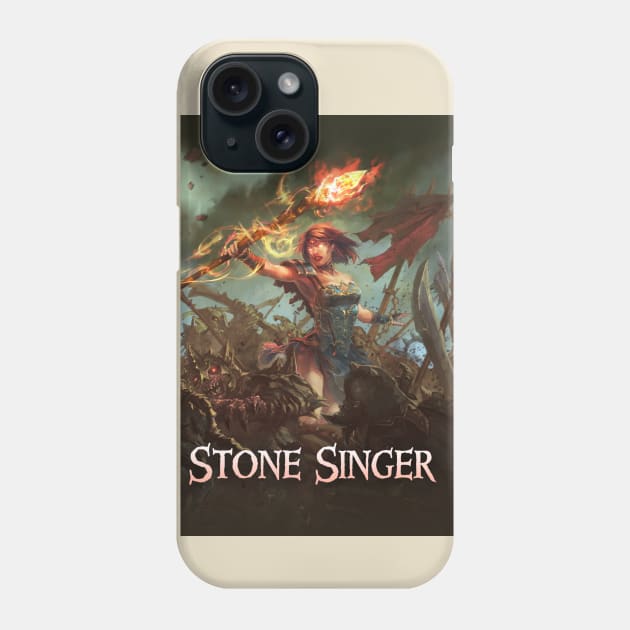 Stone Singer: Word and Deed Phone Case by Joseph J Bailey Author Designs