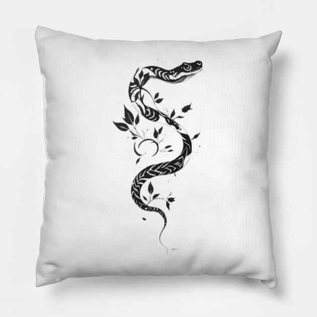 Snake Pillow by Koszulki