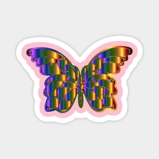 butterfly golden design Magnet