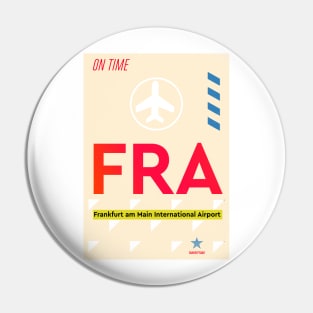 Airport sticker FRA Frankfurt Pin