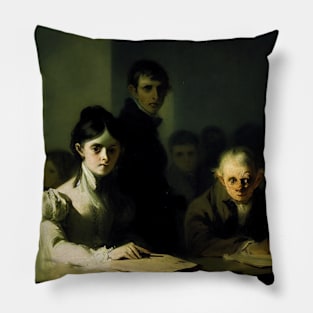 Gothic School Classroom Pillow