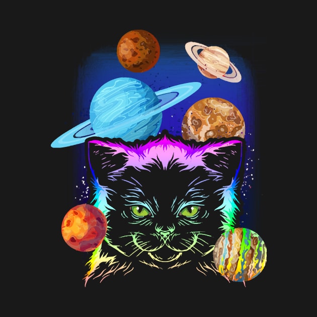 Cat Owner Galaxy Planets by cymbelinegensel1048