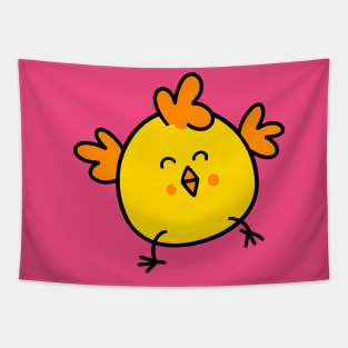 Cute Dancing Easter Chick! Tapestry