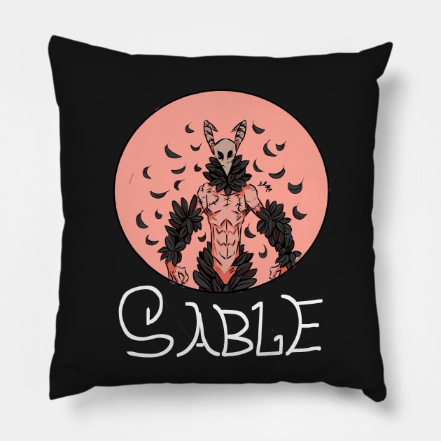 Crow Pillow by SablePodcast