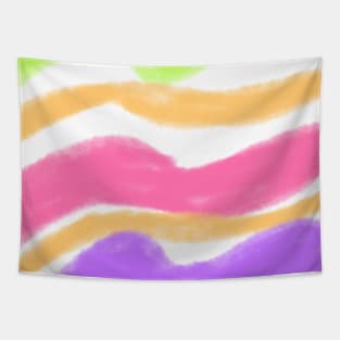 Colorful watercolor art design Tapestry