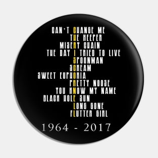 ChrisCornell 1964 - 2017 Pin