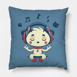 Music is for everybody (even if you are a dog). Pillow