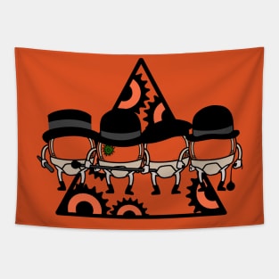 Clockwork Tangerines Tapestry