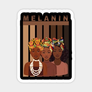 Melanin Queens Beautiful Shades Magnet