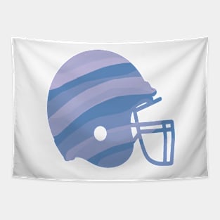 Blue Stripped Helmet Tapestry