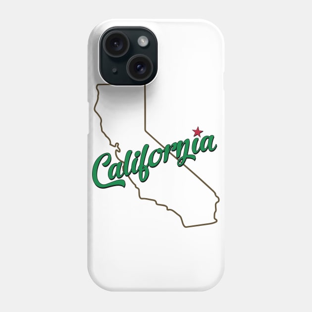 California State Phone Case by McNutt