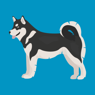 Alaskan Husky Dog T-Shirt