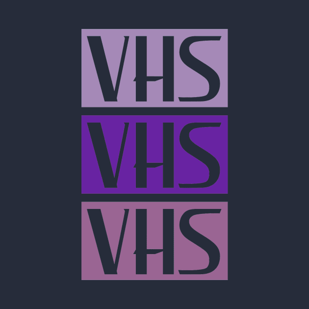 Tri-Colour Triple VHS Logo by Movie Vigilante