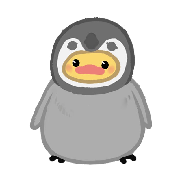 Baby Penguin Birdblob by Sabtastic