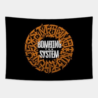 Bombing the System Tapestry