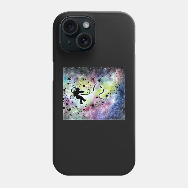 THE LONELY ASTRONAUT Phone Case by kazartsy
