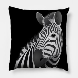 Zebra head Pillow