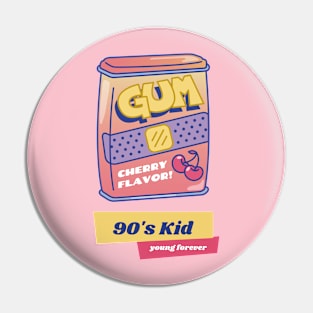 90's Kid Retro Bubblegum Can Pin