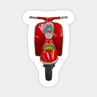 Vintage Italian Scooter Or Moped Magnet