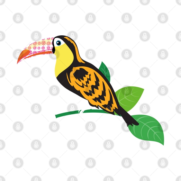 Cute Colorful Island Toucan Kids Design by Syressence