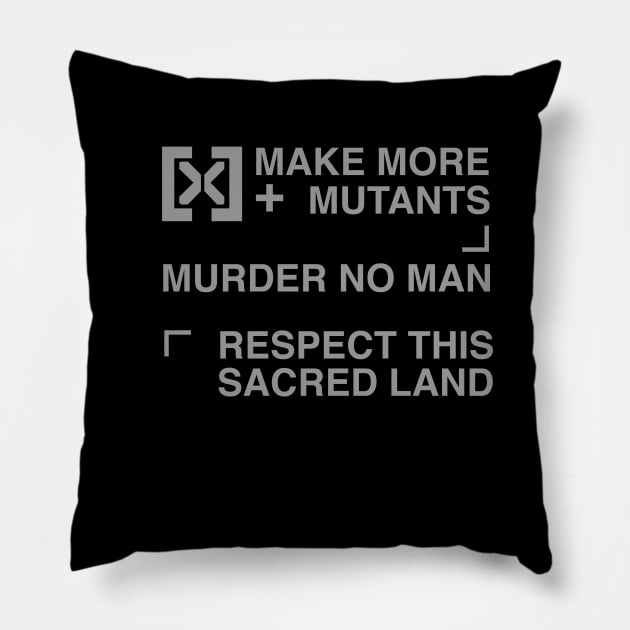 Krakoa Mutant X Law Pillow by ijoshthereforeiam