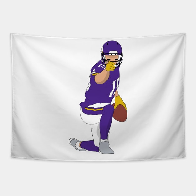 Adam Thielen Tapestry by SickSticksCo