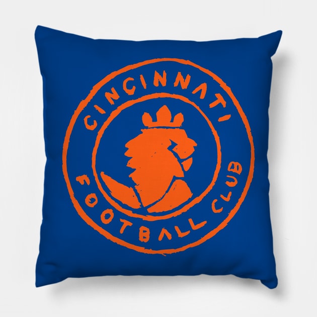 FC Cincinnatiiii Pillow by Very Simple Graph