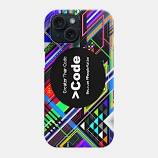 Greater Than Code Header Phone Case