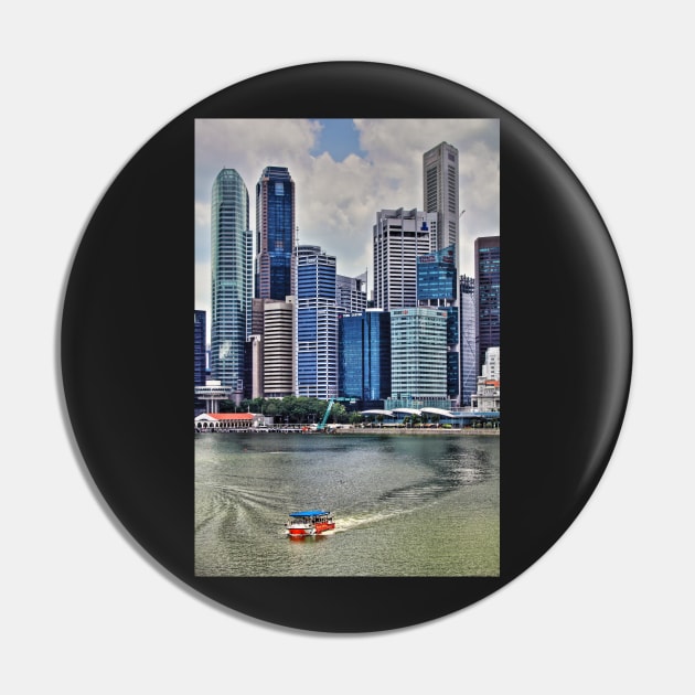 Amphibious Vehicle in front of Singapore Skyline Pin by holgermader