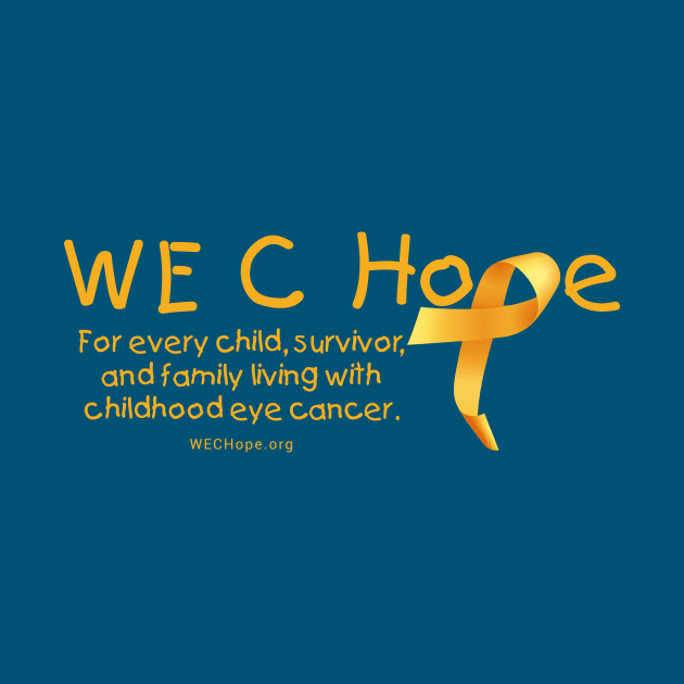 WE C Hope Gold Lg Ribbon Alt Tagline by World Eye Cancer Hope