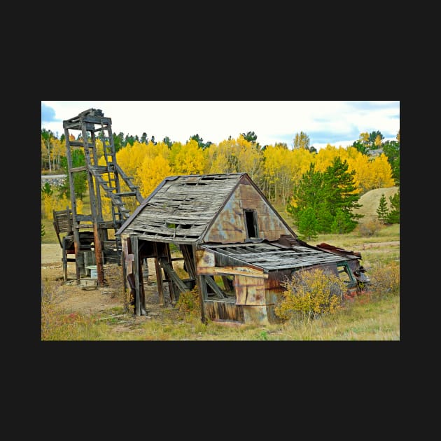 Abandoned Mine in Autumn by bobmeyers