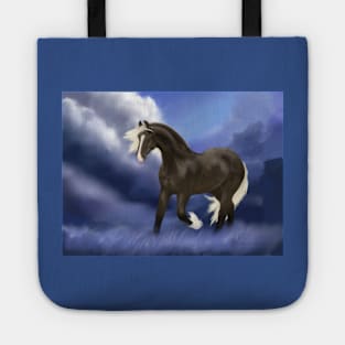 Silver Dapple Horse Tote