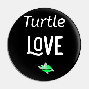 Turtle Love Pin