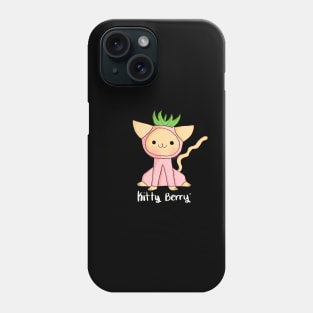 Kitty Berry Dark Theme Phone Case