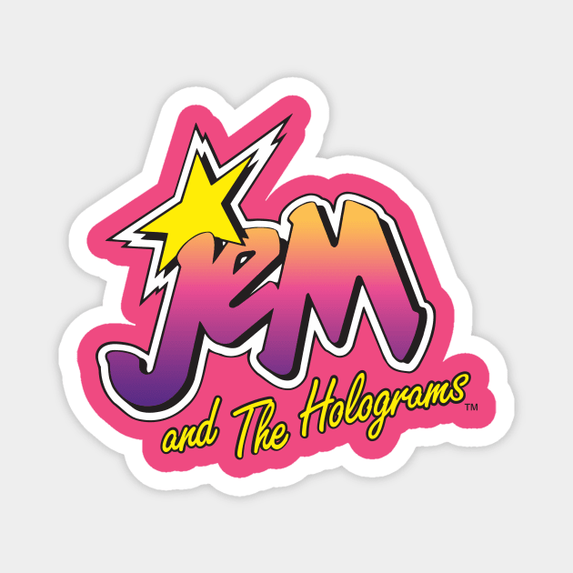 Holo Jem Magnet by The Wayback Chronicles