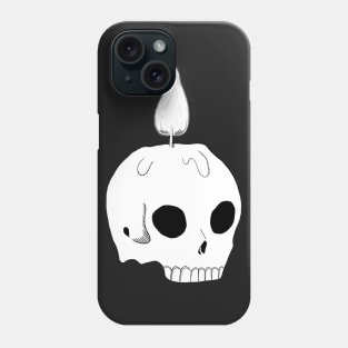 Skull candle Phone Case