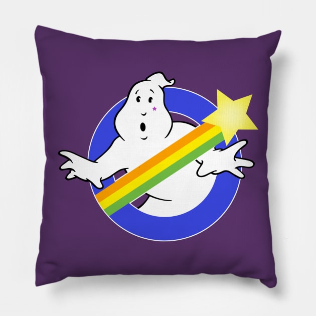 Rainbow Brite No Ghost Pillow by TheKLSGhostbusters